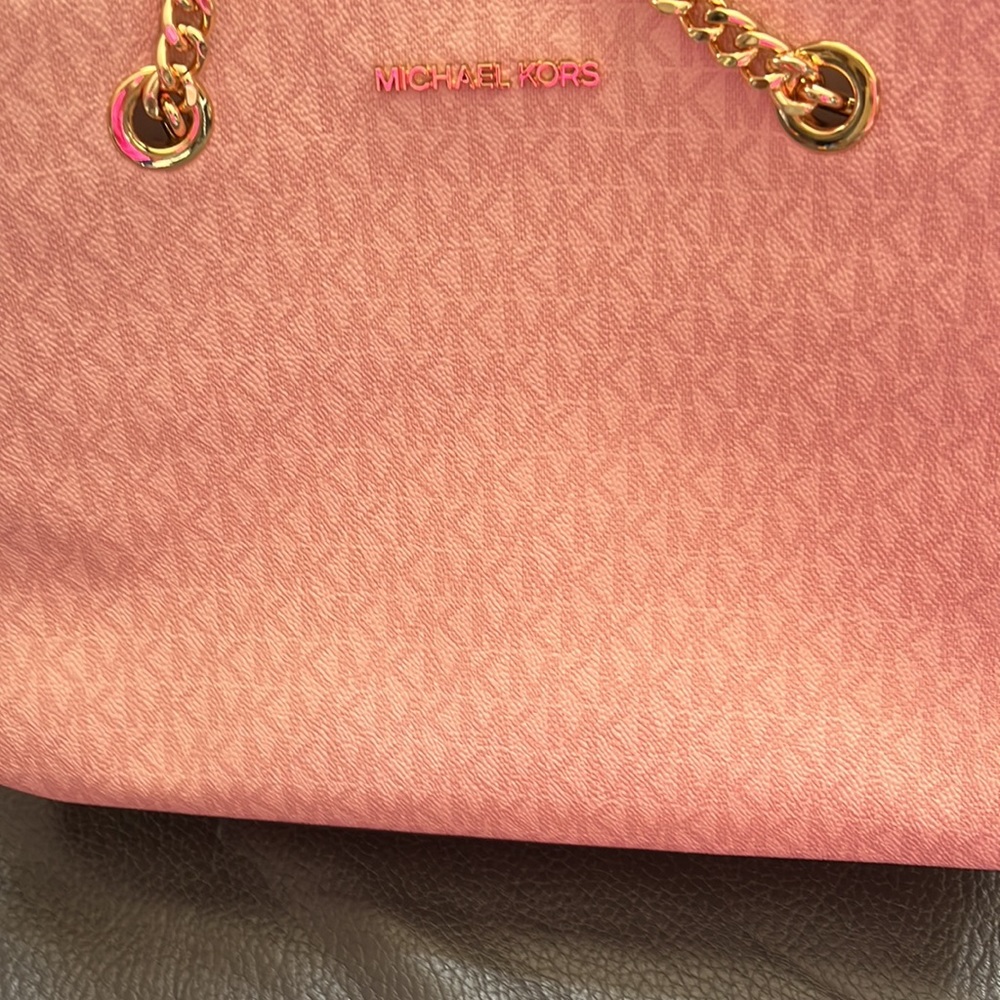 Michael Kors blush color drop satchel - Picture 3 of 13